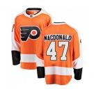 Philadelphia Flyers #47 Andrew MacDonald Fanatics Branded Orange Home Breakaway NHL Jersey