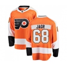 Philadelphia Flyers #68 Jaromir Jagr Fanatics Branded Orange Home Breakaway NHL Jersey