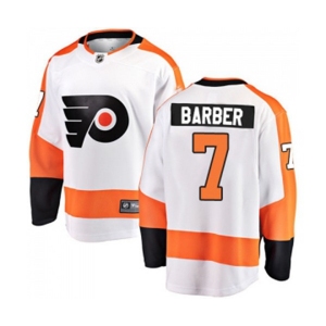 Philadelphia Flyers #7 Bill Barber Fanatics Branded White Away Breakaway NHL Jersey