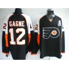 nhl jerseys philadelphia flyers 12 gagne black