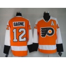 nhl jerseys philadelphia flyers 12 gagne orange