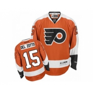 nhl jerseys philadelphia flyers #15 michael del zotto orange-1