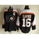 nhl jerseys philadelphia flyers #16 clarke black[patch C][m&n]