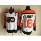 nhl jerseys philadelphia flyers #16 clarke white[patch C][m&n]