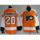 nhl jerseys philadelphia flyers #20 pronger orange