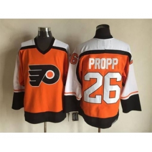 nhl jerseys philadelphia flyers #26 propp orange[m&n]