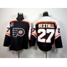 nhl jerseys philadelphia flyers #27 hextall black[hextall][m&n]