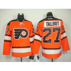 nhl jerseys philadelphia flyers #27 talbot orange[black number][2011 new]