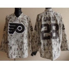 nhl jerseys philadelphia flyers #28 claude giroux white camo