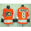 nhl jerseys philadelphia flyers #8 schultz orange