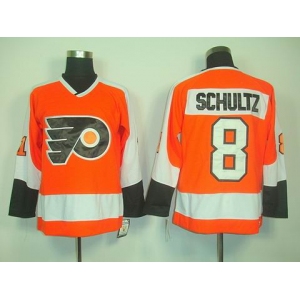 nhl jerseys philadelphia flyers #8 schultz orange