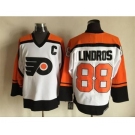 nhl jerseys philadelphia flyers #88 lindros white[patch C][m&n]