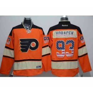 nhl jerseys philadelphia flyers #93 voracek orange[national flag version]