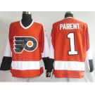 nhl philadelphia flyers #1 parent orange ccm