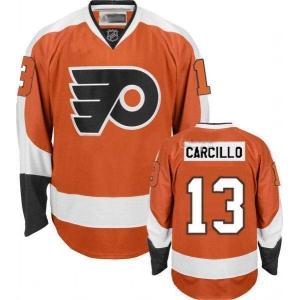 nhl philadelphia flyers #13 carcilllo orange