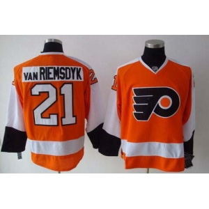 nhl philadelphia flyers #21 riemsdyk orange