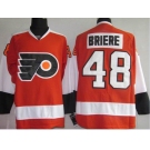 nhl philadelphia flyers #48 briere orange