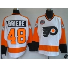 nhl philadelphia flyers #48 briere white[winter classic ]