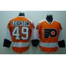 nhl philadelphia flyers #49 leighton orange