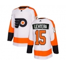 Women Adidas Philadelphia Flyers #15 Jori Lehtera Authentic White Away NHL Jersey