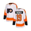 Women Adidas Philadelphia Flyers #19 Nolan Patrick Authentic White Away NHL Jersey