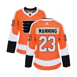 Women Adidas Philadelphia Flyers #23 Brandon Manning Premier Orange Home NHL Jersey
