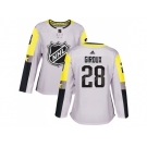 Women Adidas Philadelphia Flyers #28 Claude Giroux Gray 2018 All-Star Metro Division Authentic Stitched NHL Jersey