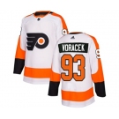 Women Adidas Philadelphia Flyers #93 Jakub Voracek Authentic White Away NHL Jersey