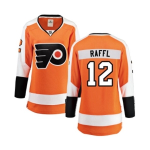 Women Philadelphia Flyers #12 Michael Raffl Fanatics Branded Orange Home Breakaway NHL Jersey