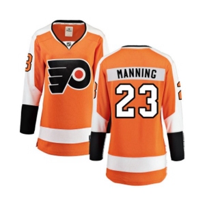 Women Philadelphia Flyers #23 Brandon Manning Fanatics Branded Orange Home Breakaway NHL Jersey