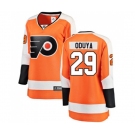 Women Philadelphia Flyers #29 Johnny Oduya Fanatics Branded Orange Home Breakaway NHL Jersey