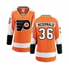 Women Philadelphia Flyers #36 Colin McDonald Fanatics Branded Orange Home Breakaway NHL Jersey