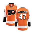 Women Philadelphia Flyers #47 Andrew MacDonald Fanatics Branded Orange Home Breakaway NHL Jersey