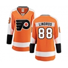Women Philadelphia Flyers #88 Eric Lindros Fanatics Branded Orange Home Breakaway NHL Jersey