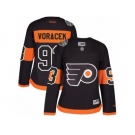 Women's Reebok Philadelphia Flyers #93 Jakub Voracek Authentic Black 2017 Stadium Series NHL Jersey