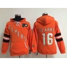 women nhl jerseys philadelphia flyers #16 clarke orange[pullover hooded sweatshirt]
