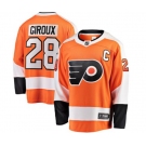 Youth Philadelphia Flyers #28 Claude Giroux Fanatics Branded Orange Home Breakaway NHL Jersey