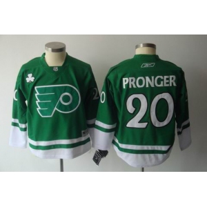 youth nhl jerseys philadelphia flyers #20 pronger green(2011 new)