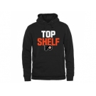 Philadelphia Flyers Black Top Shelf Pullover Hoodie
