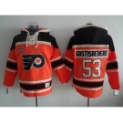 nhl jerseys philadelphia flyers #53 gostisbehere orange-black[pullover hooded sweatshirt]