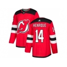 Adidas New Jersey Devils #14 Adam Henrique Red Home Authentic Stitched NHL Jersey