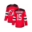 Adidas New Jersey Devils #15 Langenbrunner Red Home Authentic Stitched NHL Jersey