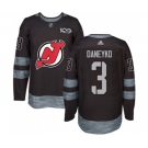 Adidas New Jersey Devils #3 Ken Daneyko Authentic Black 1917-2017 100th Anniversary Hockey Jersey