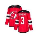 Adidas New Jersey Devils #3 Ken Daneyko Red Home Authentic Stitched NHL Jersey