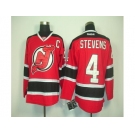 Devils #4 Scott Stevens Red Home Stitched NHL Jersey