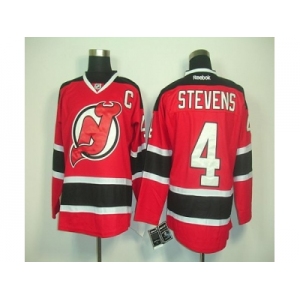 Devils #4 Scott Stevens Red Home Stitched NHL Jersey