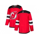 Men Adidas New Jersey Devils Blank Red Authentic Stitched NHL Jersey