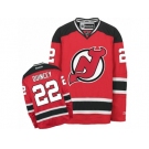 Men's Reebok New Jersey Devils #22 Kyle Quincey Authentic Red Home NHL Jersey