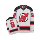 Men's Reebok New Jersey Devils #9 Taylor Hall Authentic White Away NHL Jersey