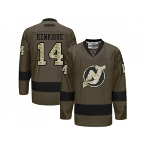 New Jersey Devils #14 Adam Henrique Green Salute to Service Stitched NHL Jersey